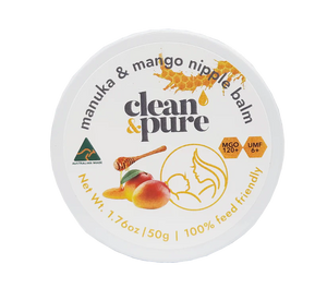 CLEAN & PURE  MANUKA & MANGO NIPPLE BALM