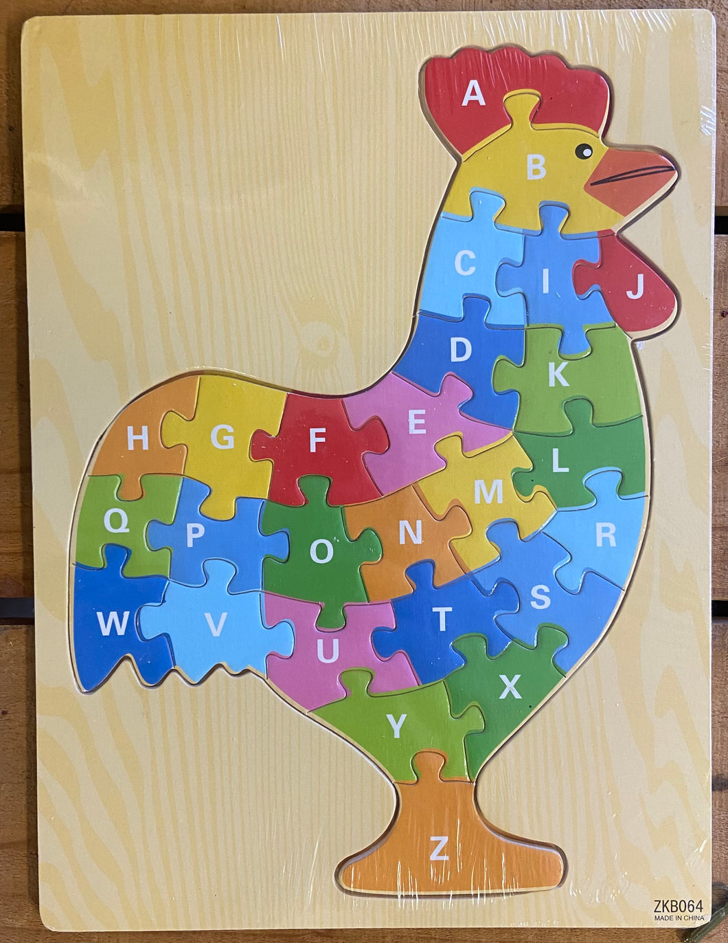 Wooden Puzzle - Rooster