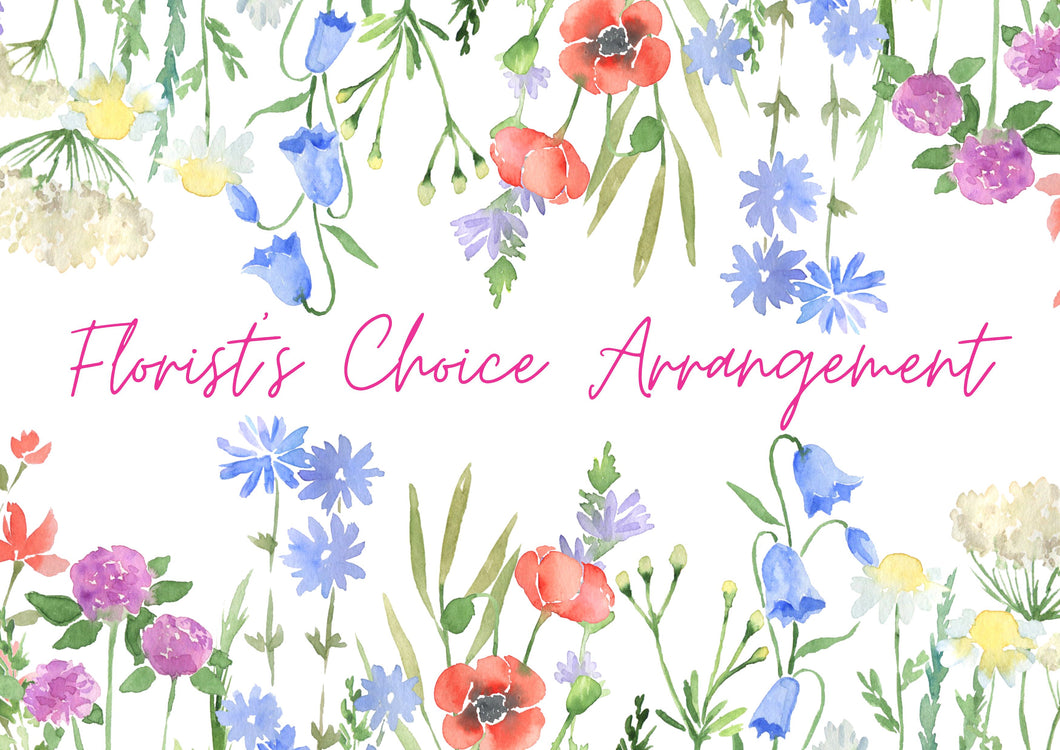 🌿 Florist’s Choice Arrangement – Including Roses