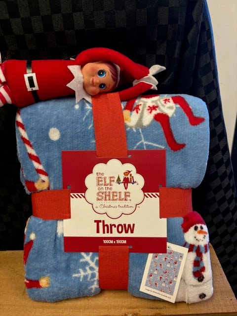 Elf on the shelf throw