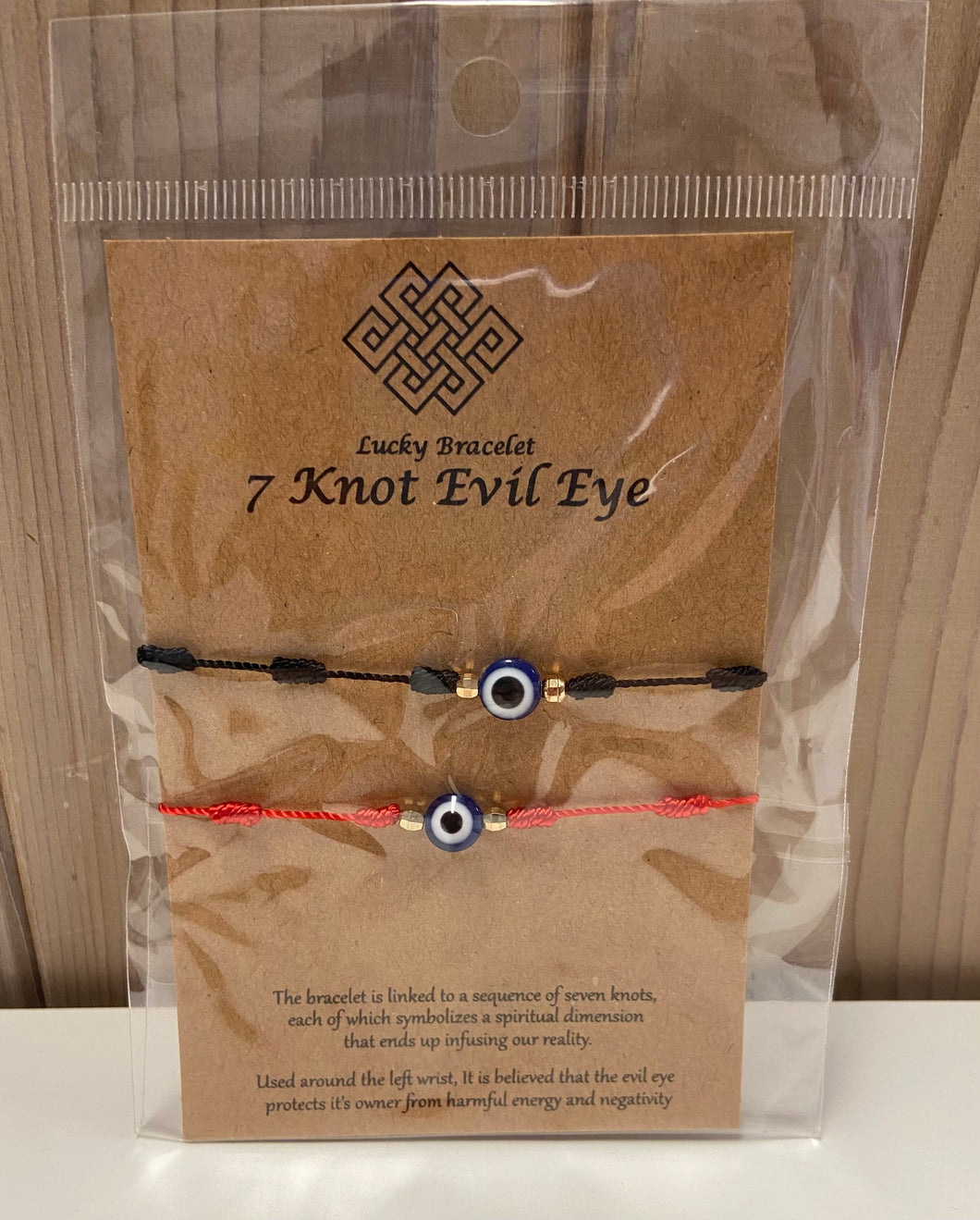 Lucky 7 Knot Evil Eye Bracelet