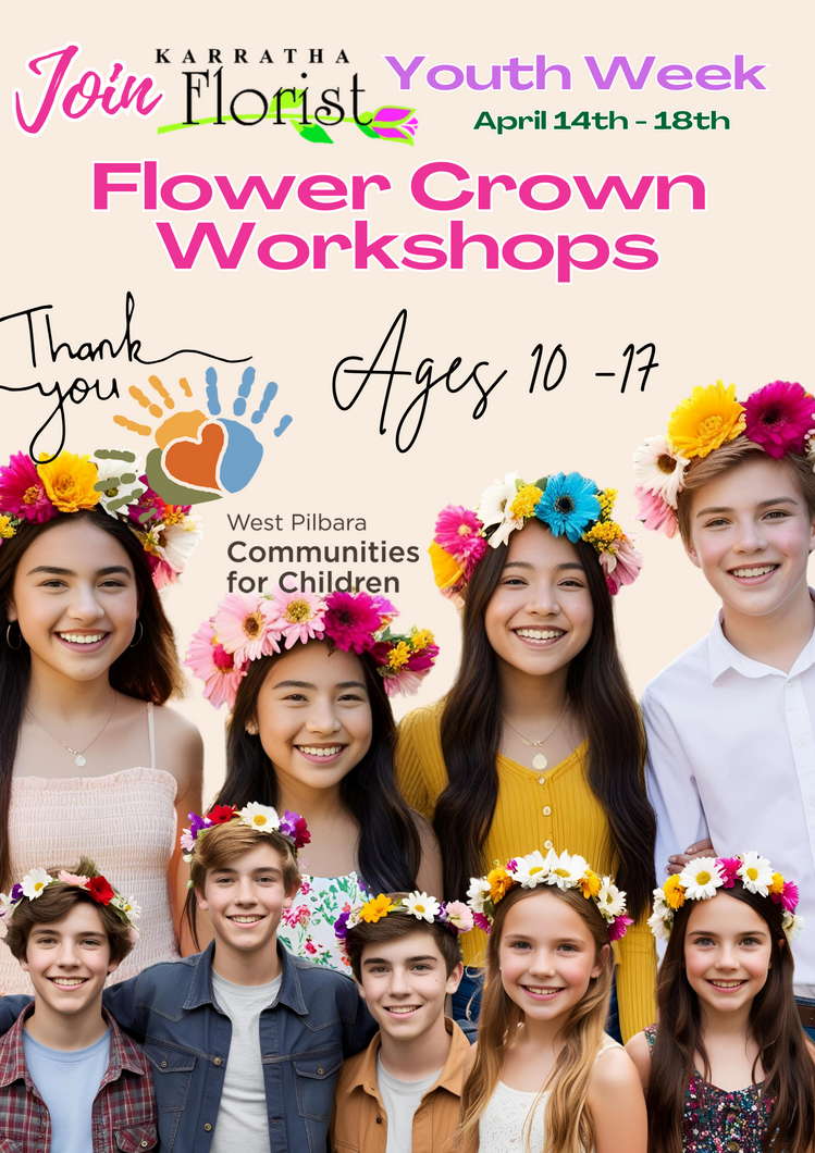 Youth Week Flower Crown Workshops