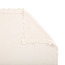 Knitted Blanket - Cream - All4ella