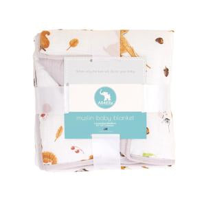 Muslin Baby Blanket - Forest - All4Ella