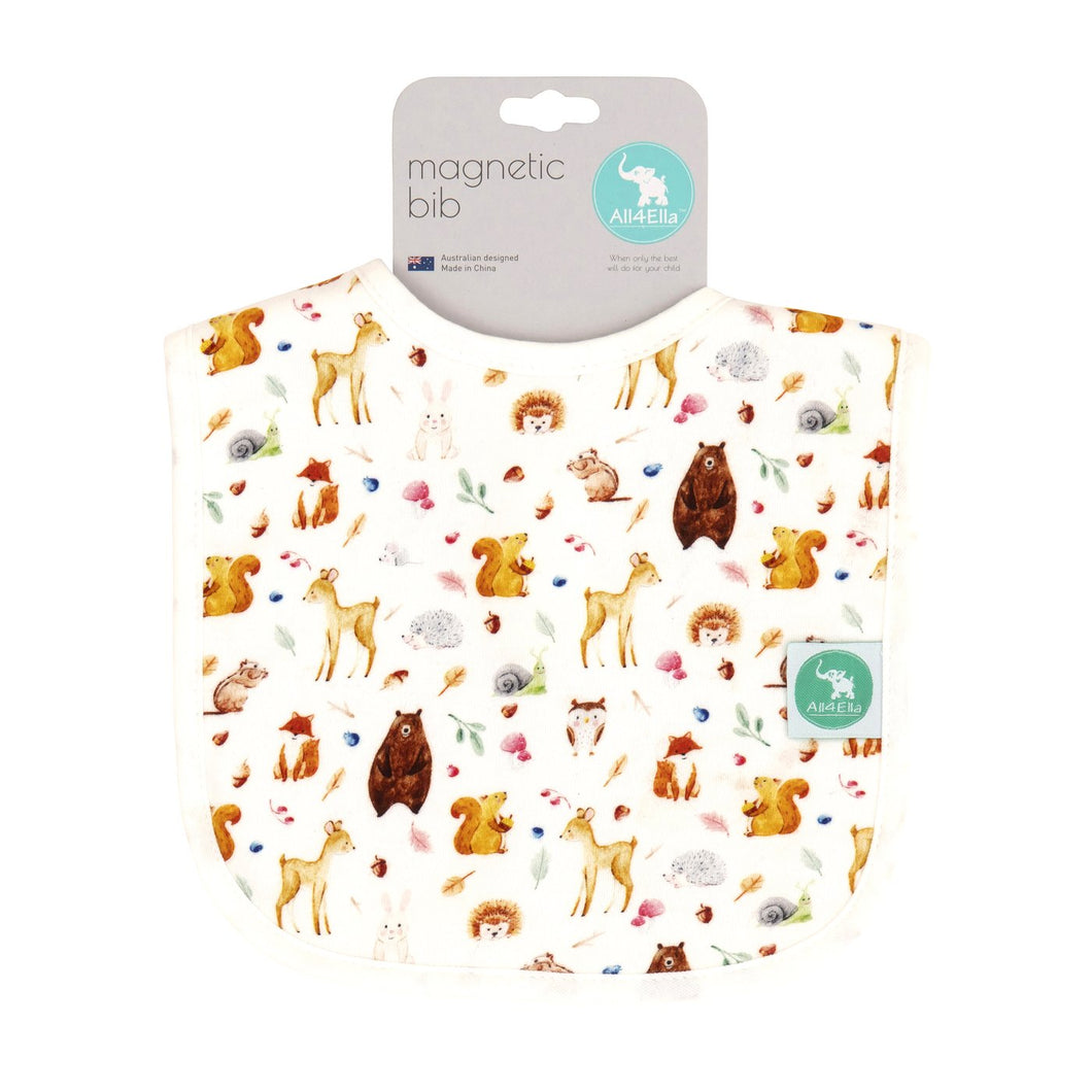 Magnetic Bib - Forest Animals - All4ella