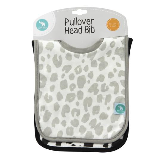 Pull Over Head Bib - Leopard - All4ella