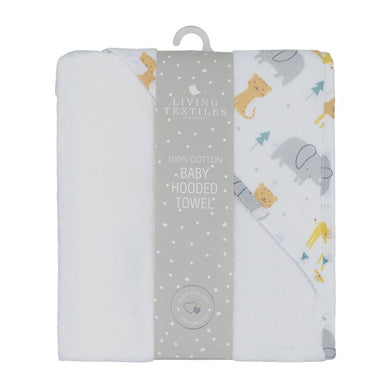 Baby Hooded Towel - Animals - Living Textiles