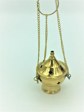 Charcoal Burner Hanging Censer BRASS SMALL 8cm