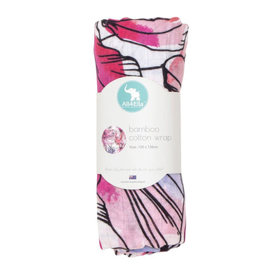 Bamboo Cotton Wrap - Floral - All4ella