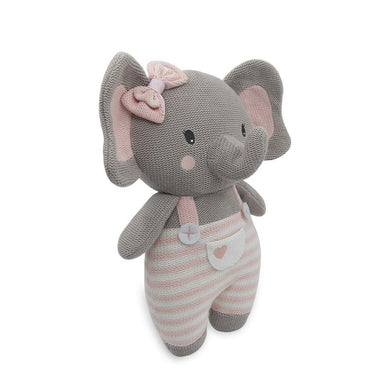 Teddy - Huggable Knit Teddy - Girl Elephant