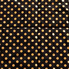 Play Mat - Black with Gold spots Bambella