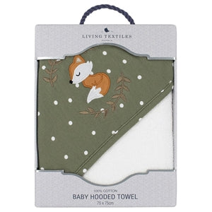 Baby Hooded Towel - Forest Retreat - Living Textiles