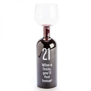 Wine Bottle Glass