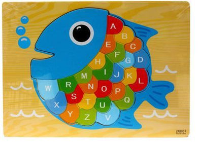 JIGSAW PUZZLE WOODEN FISH