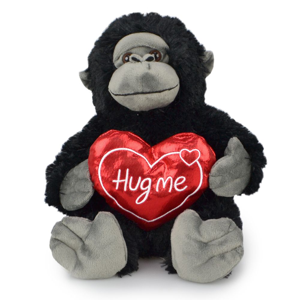 VALENTINE ANIMALS 25CM - GORILLA