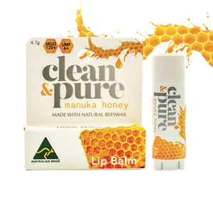 Clean & Pure - Manuka honey Lip Balm