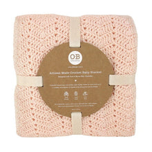 Crochet Blanket - Peach - OB Designs
