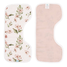 Pink Flower Burp Cloth - All4ella