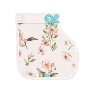 Pink Flower Burp Cloth - All4ella