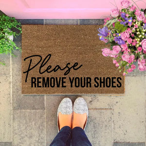 Please remove your shoes - Doormat