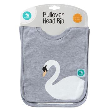 Pullover Head Bib - Swan -All4ella